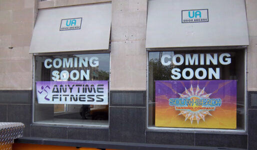 vinyl window lettering & graphics